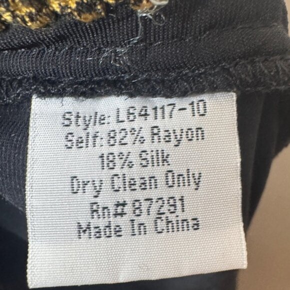 Johnny Was Love Silk Blend Velvet Black Embroidered Wide Leg Cropped Pants Large - Picture 12 of 12